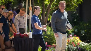 Mark Zuckerberg Big Ballin' With Roger Goodell In Idaho