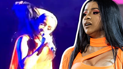 Cardi B wigged out during her concert in London, and she's now issued a plea for the safe return of her faux hair!!!