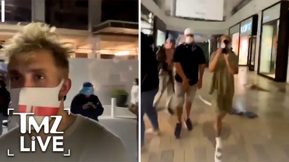 Jake Paul has responded to videos showing him smackdab in the middle of looting that went on in Arizona Saturday night, and his explanation boils down to ... documenting, not partaking.