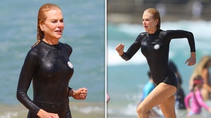 Nicole Kidman and Keith Urban Spend Time Together on Sydney Beach