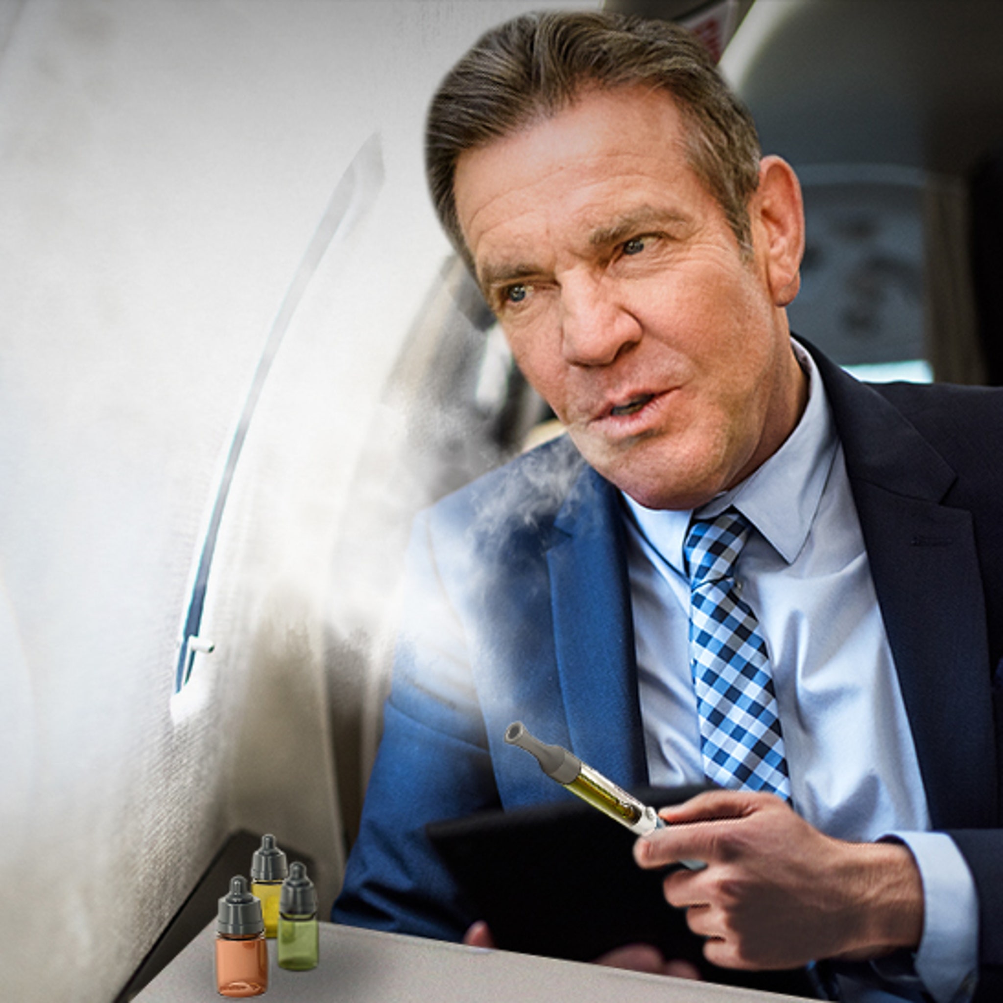 does dennis quaid smoke cigarettes Sued for Allegedly Smoking E-Cigarette on Canadian Flight TIFF Interview: Dennis Quaid -