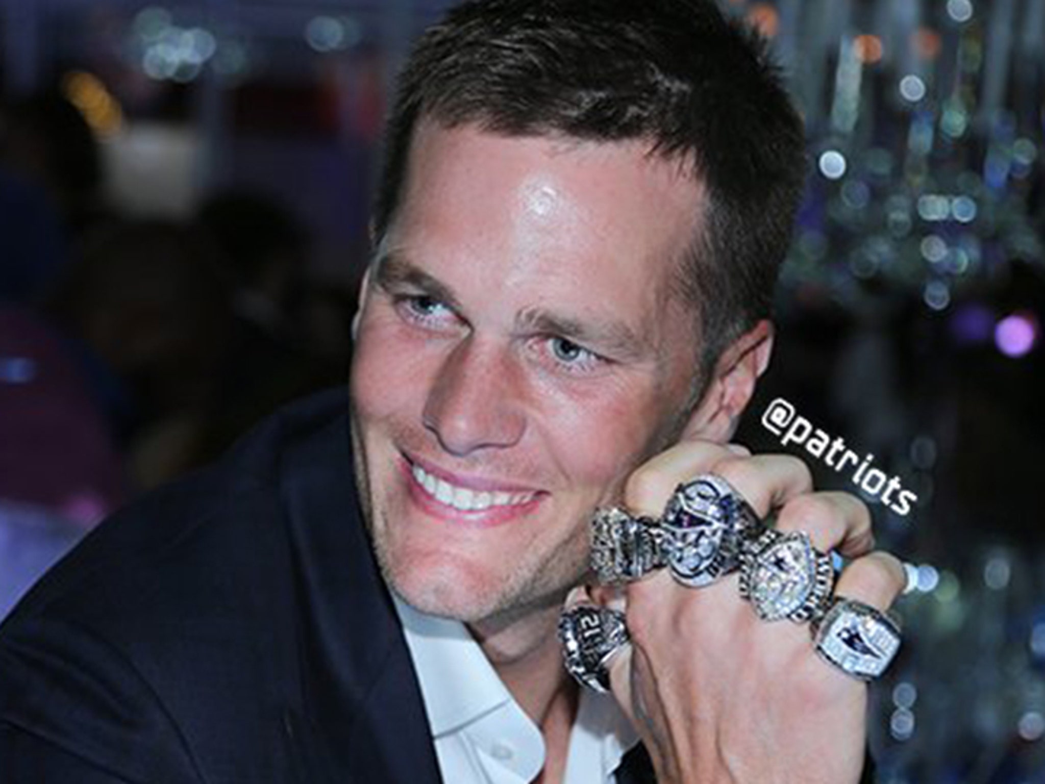 6 New England Patriots Super Bowl Rings Set – Championship Rings Store