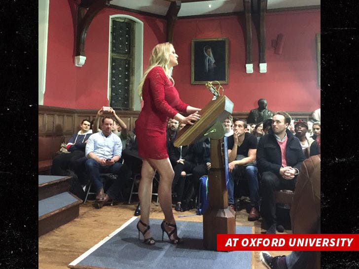 Oxford University Girl Students Porn - Stormy Daniels Visits Oxford University to Talk Porn