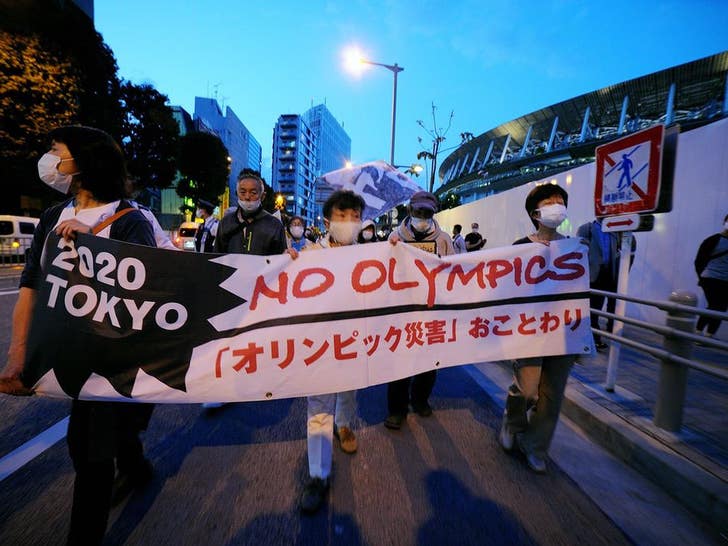 Olympics Protests In Tokyo