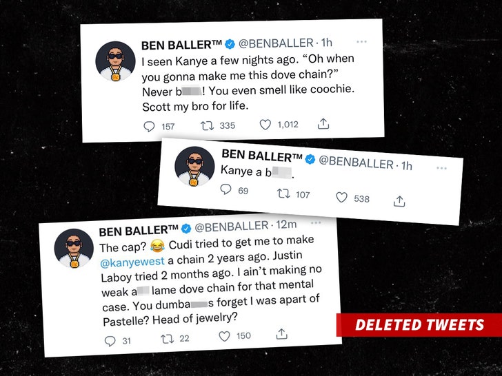 ben baller deleted tweets