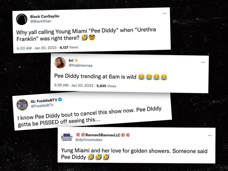 Yung Miami Gets Pee Diddy Trending After Admitting To Golden Showers 