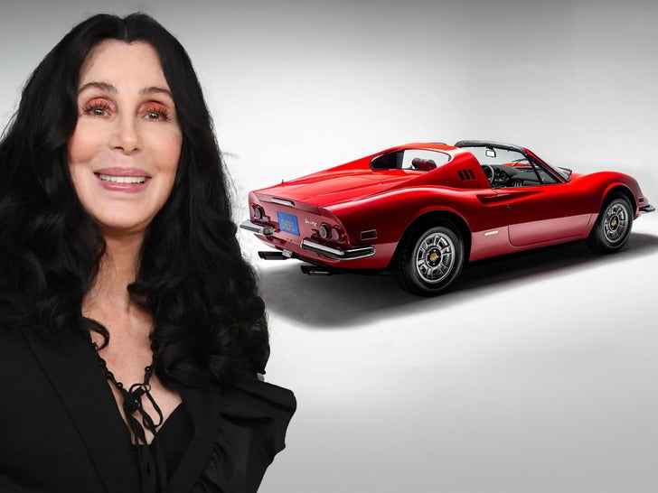 Cher 1972 Ferrari 246 GTS Dino Sells at Auction