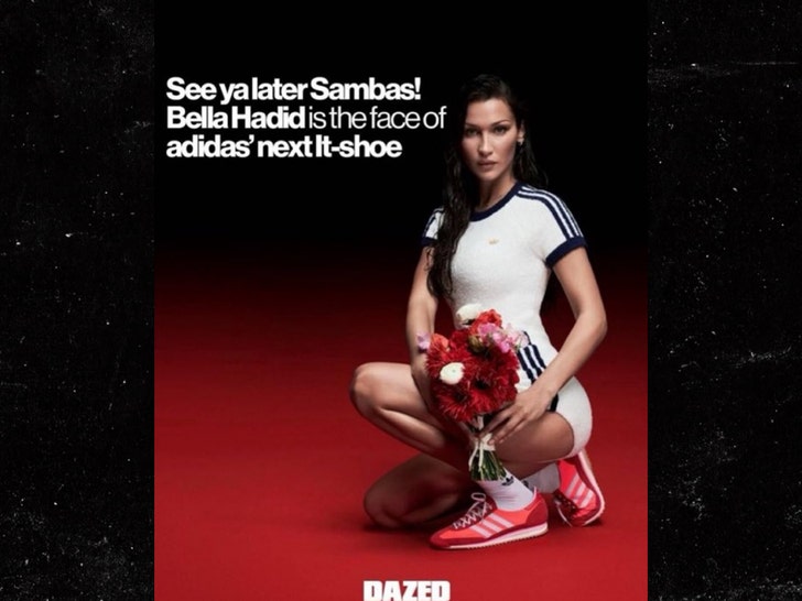 bella hadid pubblicità adidas