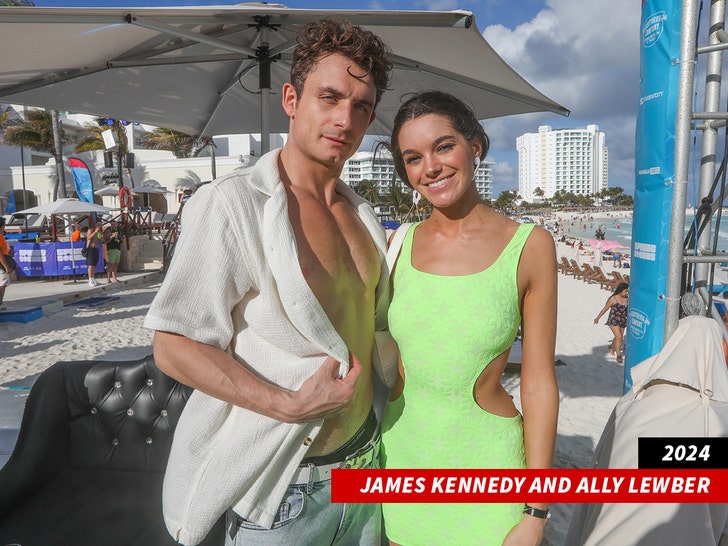 James Kennedy and Ally Lewber getty 1