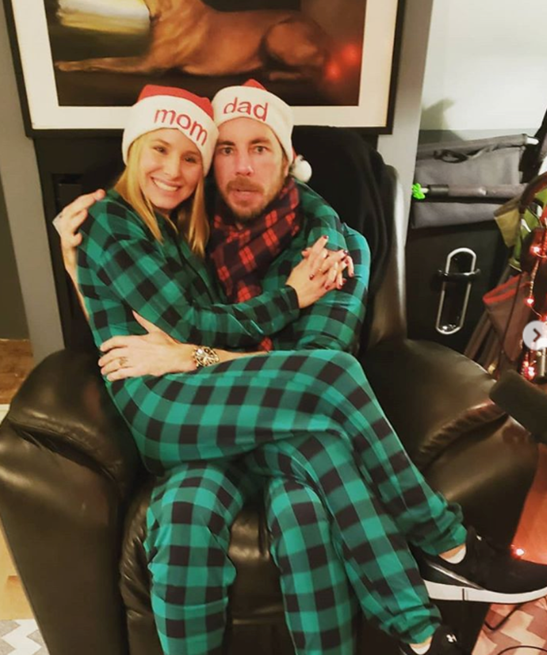 Dax Shepherd and Kristen Bell