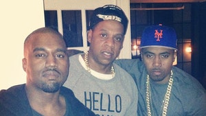 Kanye West's Birthday -- Parties with Rap Gods ... But Where's Kim Kardashian?