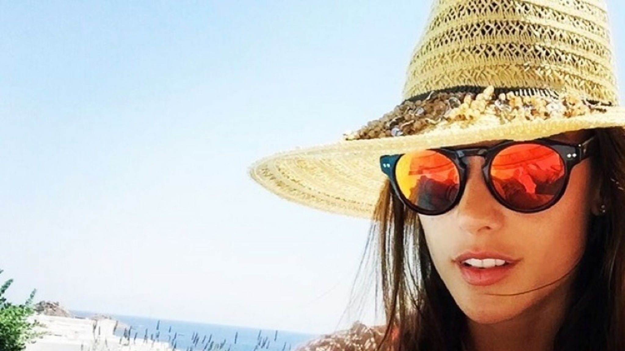 Alessandra Ambrosio Soakin' It Up in Mykonos