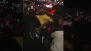 49ers/Vikings Fans Brawl -- Security Guard to the Rescue ... Hero to Be Honored (VIDEO)
