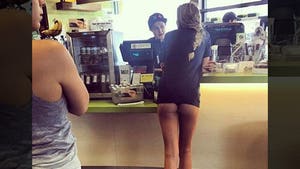 Samantha Hoopes Ass Out at Juice Bar ... Is That On the Menu?!