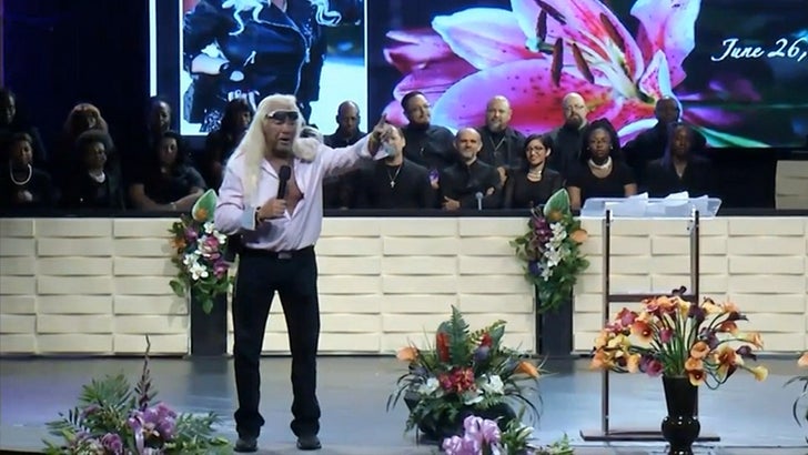 Dog The Bounty Hunter Speaks At Beth's Funeral