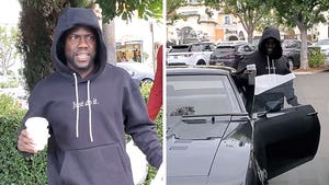 Kevin Hart's First Interview Post-Crash, Drives Away in Muscle Car