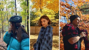 Celebs Fallin' It Up With Foliage