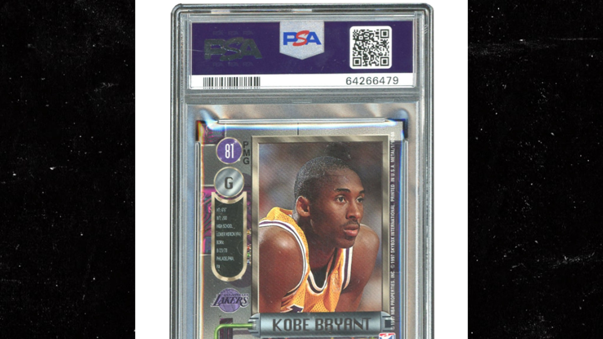 Kobe Bryant Rare, Signed PMG Card Hits Auction, Could Sell For Over $1  Million