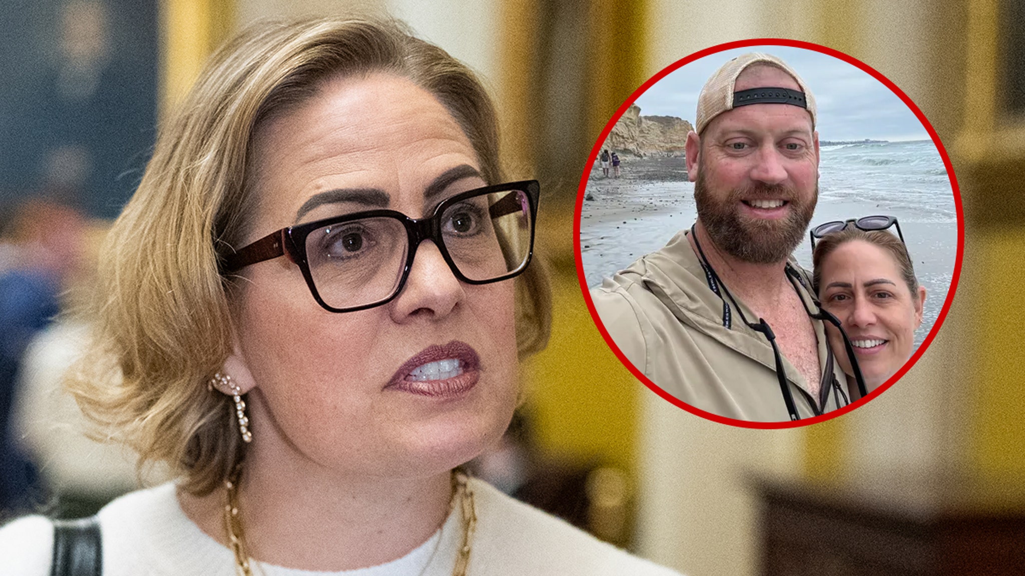 Kyrsten Sinema's Ex Says He Trashed Her Paintings Over Frustrations With Gaza War, A.I.