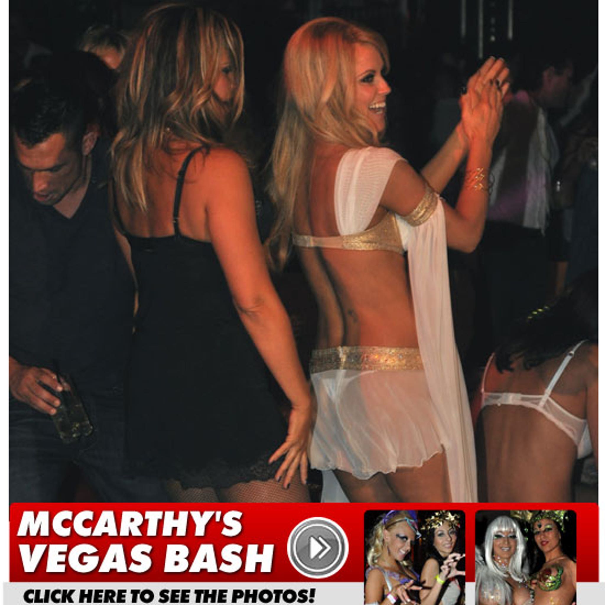Jenny Mccarthy Sex Tape - Jenny McCarthy Butts Into Sexy Costume Party