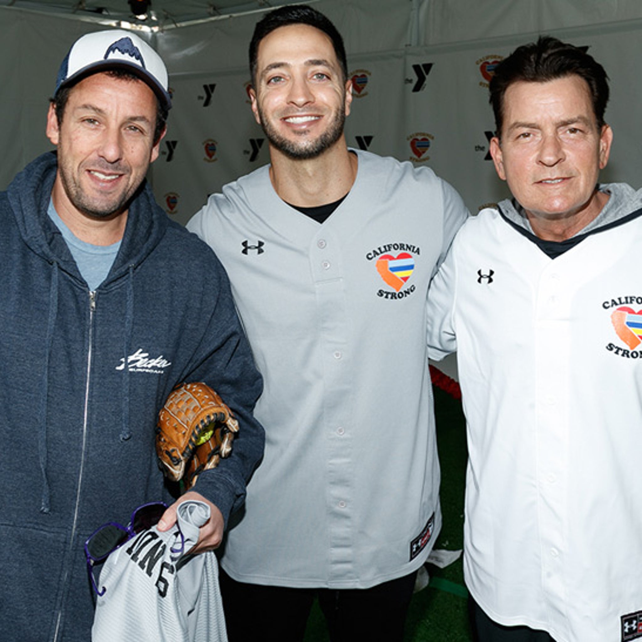 Adam Sandler, Jamie Foxx Come Through Strong at Charity Softball Game for  CA Victims