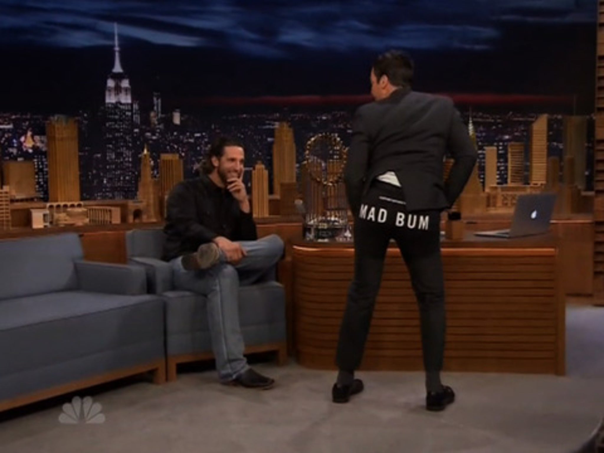 Video: Madison Bumgarner Gives Jimmy Fallon Some Underwear