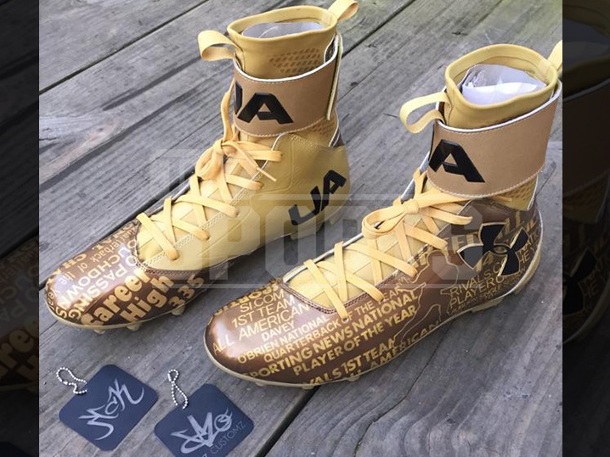 Black and gold cam newton cleats cheap