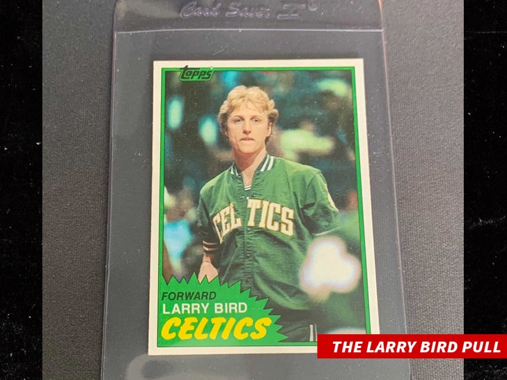 Holly Sonders Pulls Rare Larry Bird Card In Box Break, Could Fetch