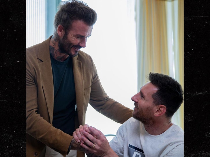 david beckham leo messi