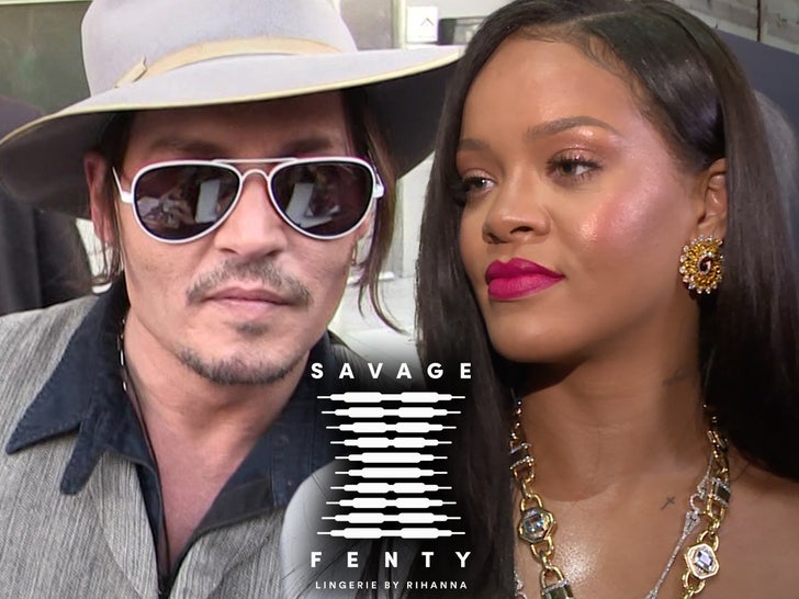 johnny depp rihanna wild fenty