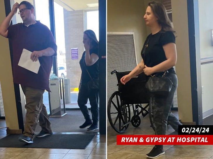 Ryan & Gypsy At Hospital side by side