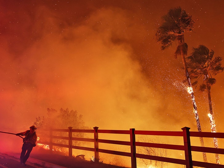 Franklin Fire Spreads Quickly 5 Miles North Of Downtown Malibu