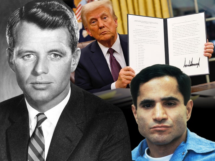 RFK and Sirhan Sirhan and Donald Trump Getty 1