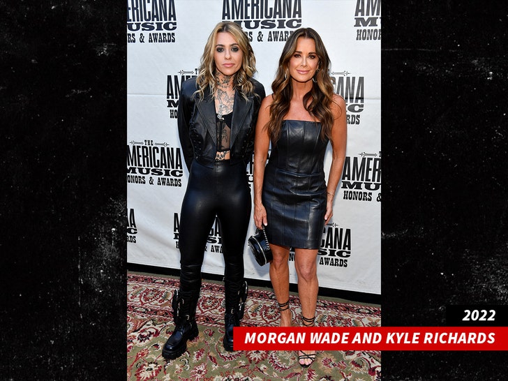 Morgan Wade and Kyle Richards getty 1