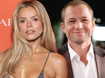 Taron Egerton and brooks nader getty 1