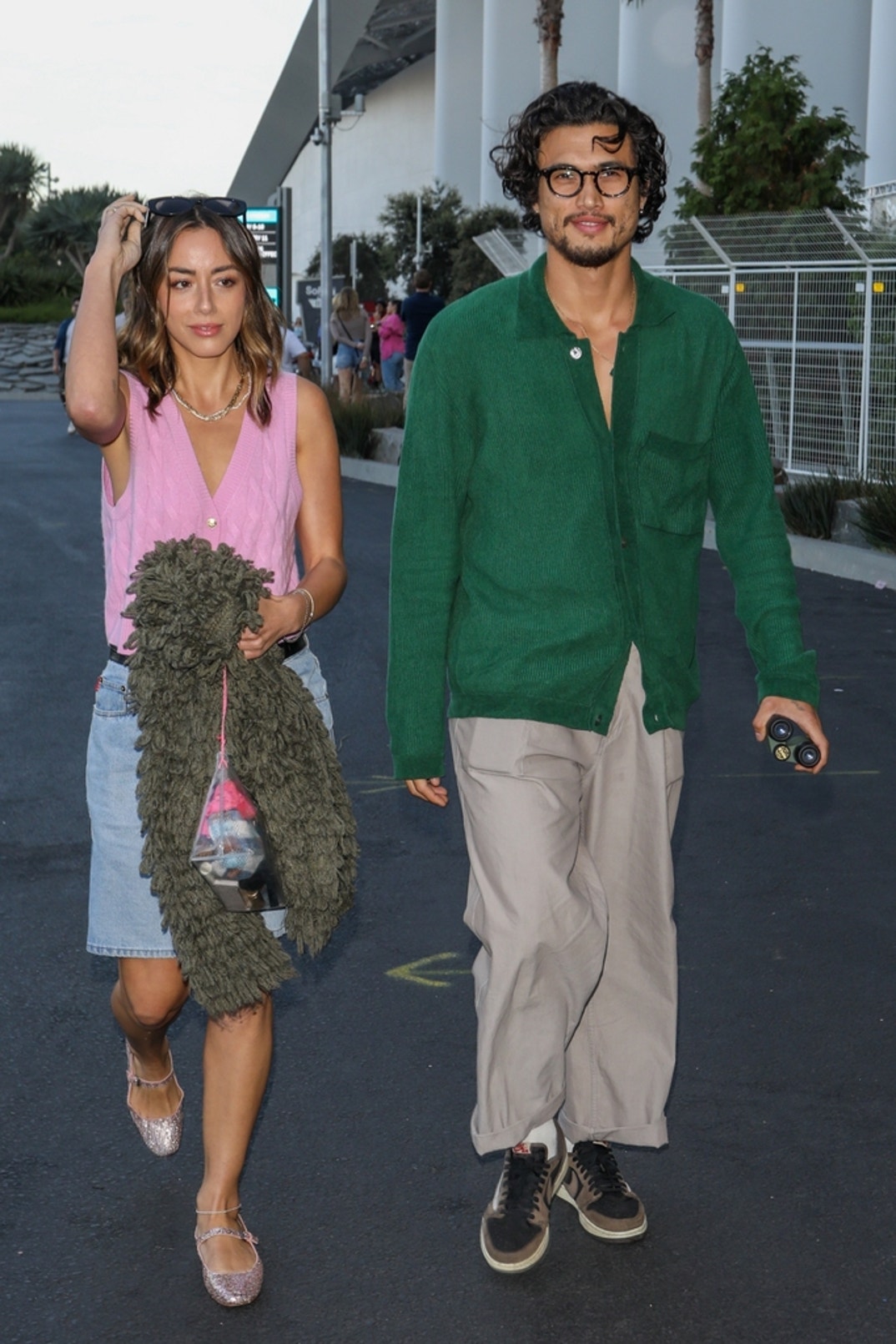 Chloe Bennet and Charles Melton