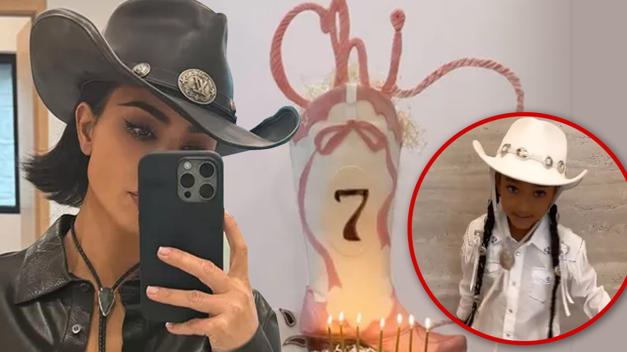 Kim Kardashian Throws Cowgirl-Themed 7th Birthday Bash for Chicago