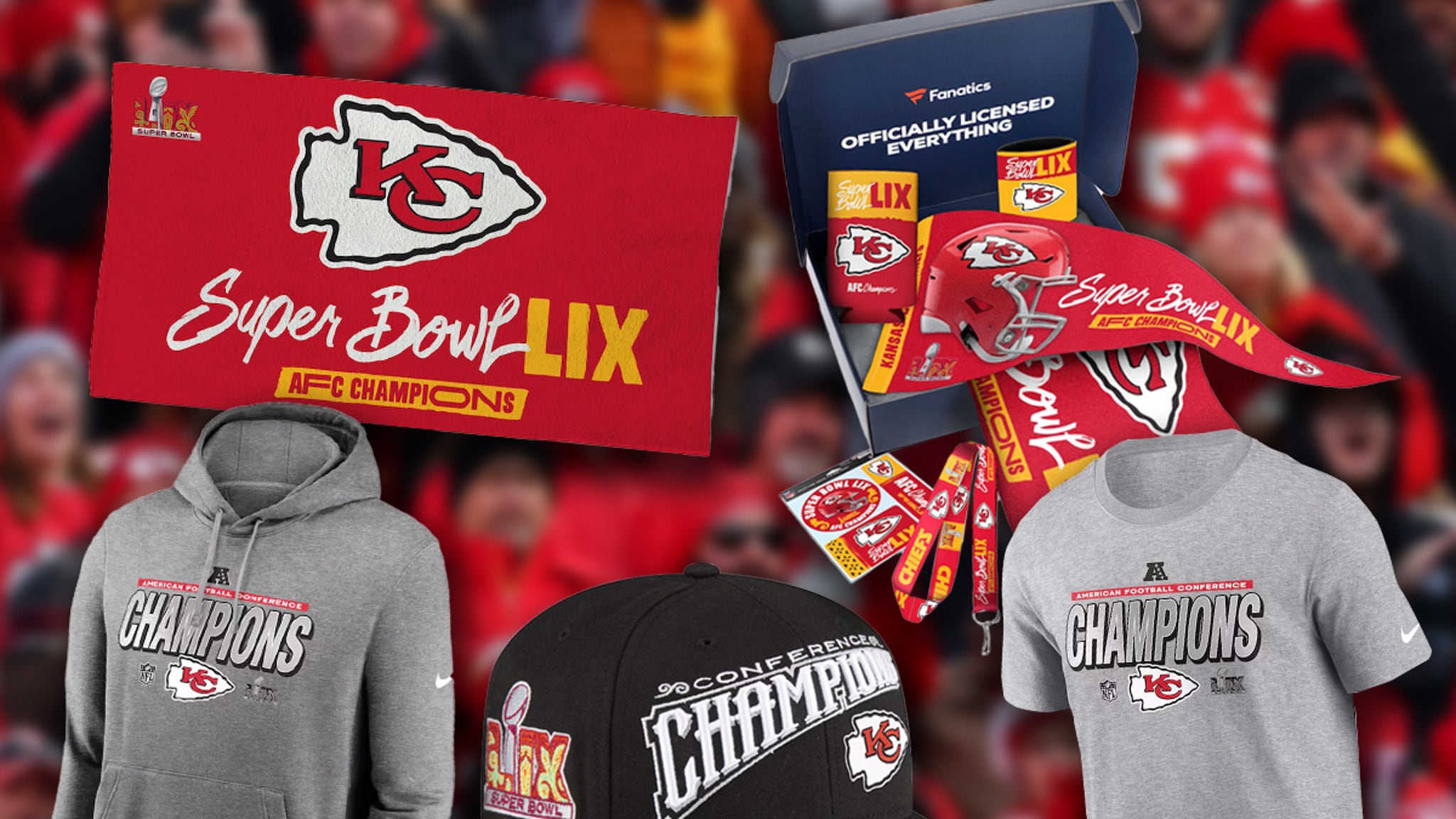 Super Bowl LIX Merch for Chiefs, Eagles & NFL Fans