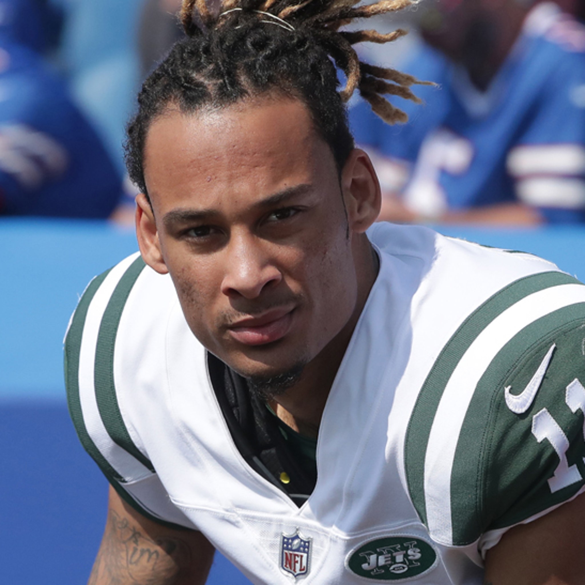 NFL Auction  Crucial Catch - JETS ROBBY ANDERSON Game Worn Jersey (10/7/18)