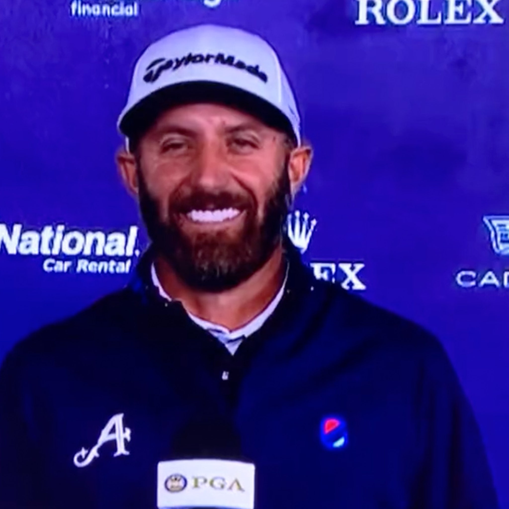 Who is Dustin Johnson's wife?