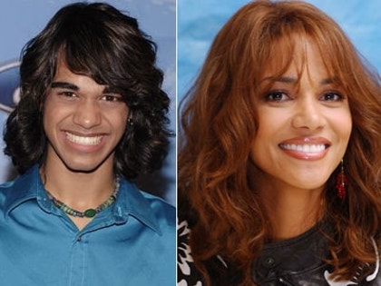 Sanjaya and Halle Berry