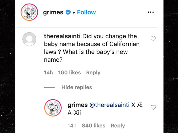 Elon Musk And Grimes Change Baby S Name To Comply With Law