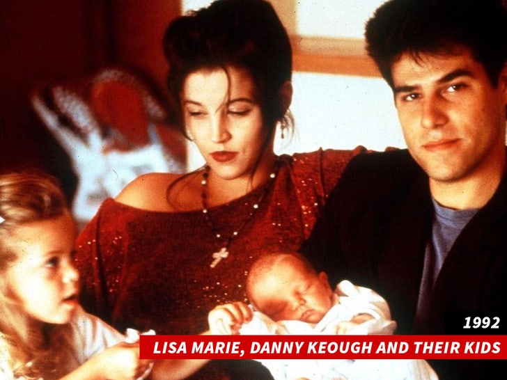 lisa marie, danny keough and their kids