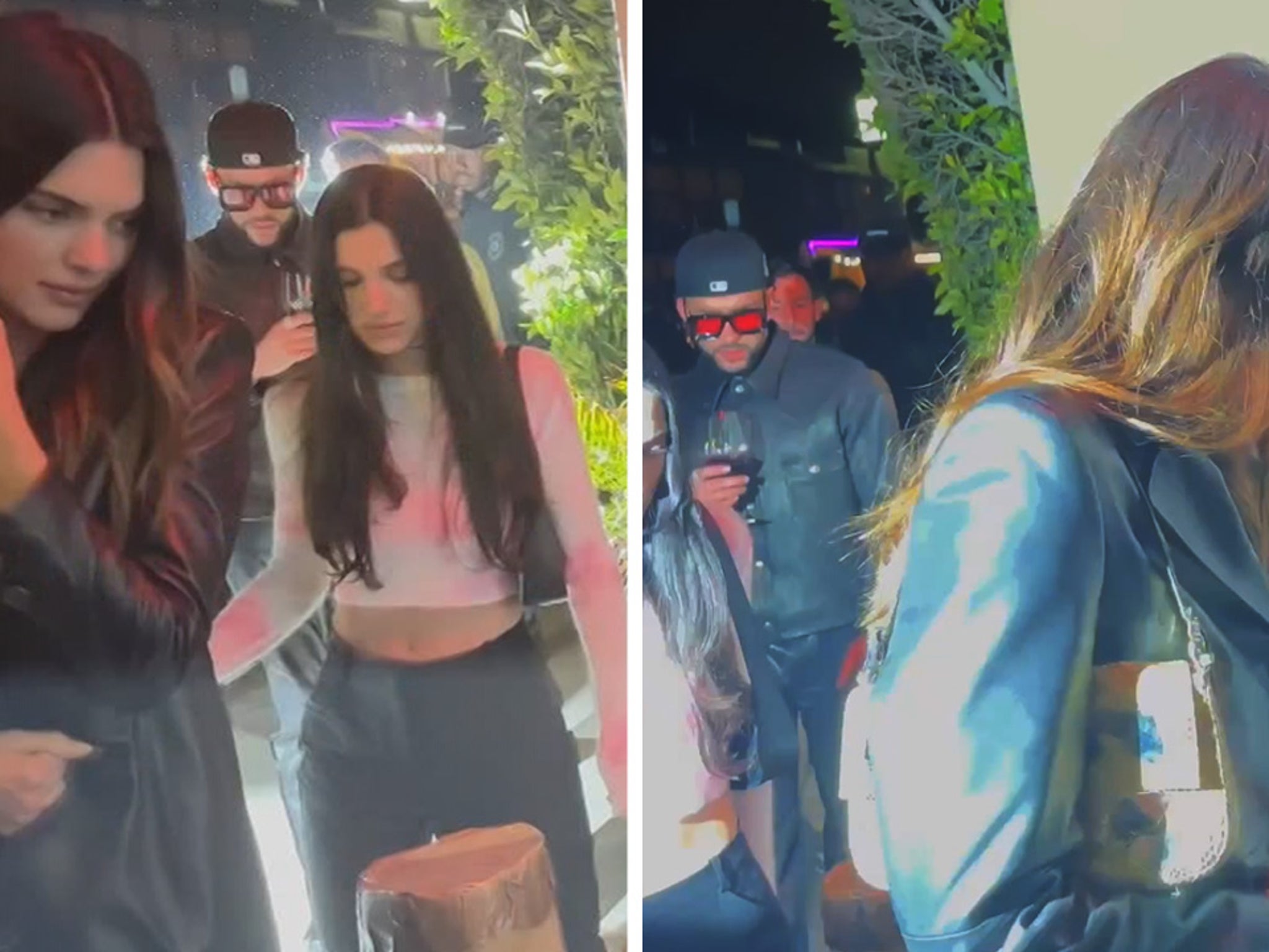 Kendall Jenner and Bad Bunny Out at Birthday Bash in Matching Outfits