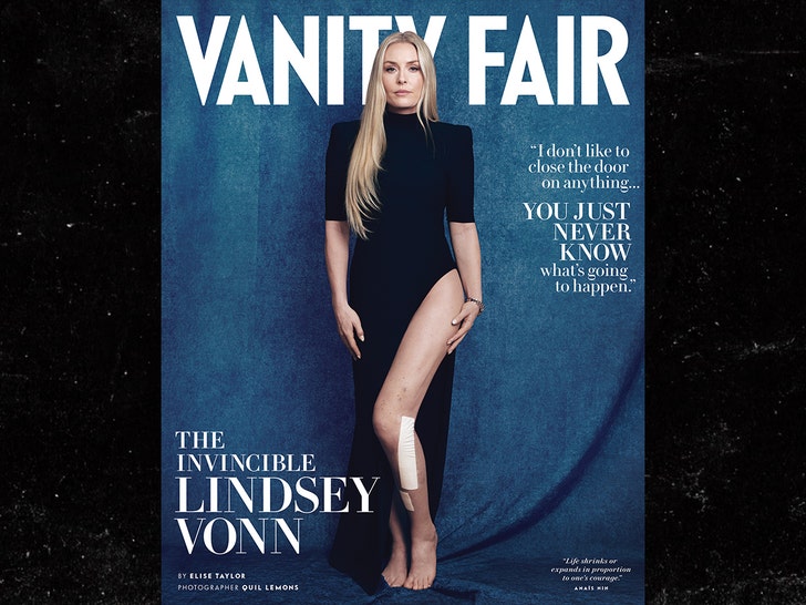 Lindsey vonn capa da Vanity Fair 1