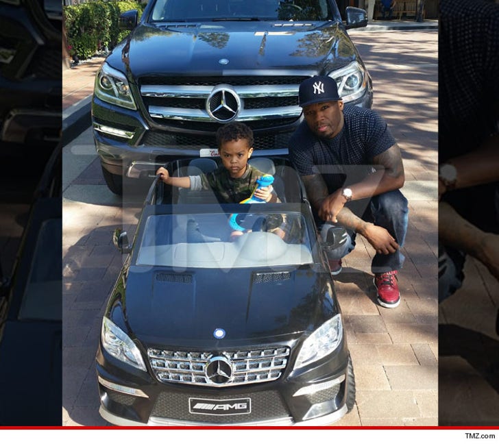 Cent -- I Bought My -Year-Old a Mercedes Benz :: 0901-50-cent-son-car-tmz-4