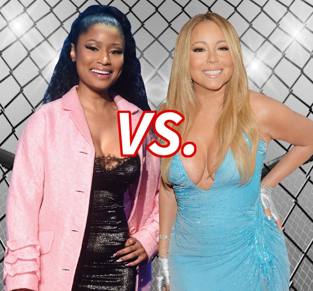 Sing-off! Nicki Minaj (32) vs. Mariah Carey (45)