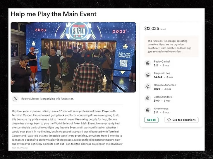 Poker player lied about having colon cancer to raise money