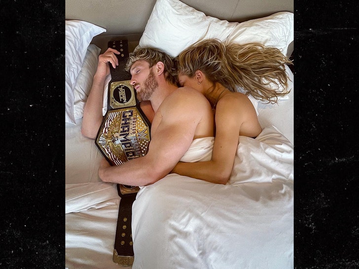 Logan Paul Takes Steamy Shower With New WWE U.S. Championship Belt