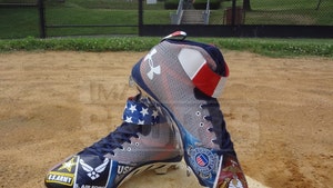 MLB's Bryce Harper -- Sick July 4th Cleats ... Most Patriotic Kicks Ever?? (PHOTO)